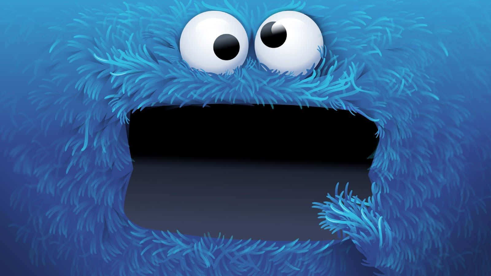 Funny Face Googly Eyes Cookie Monster