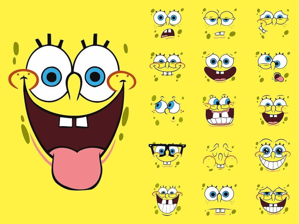 Funny Faces Of Spongebob