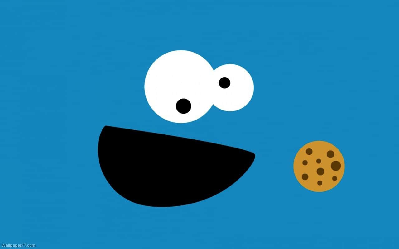 Funny Food Cookie Monster Background