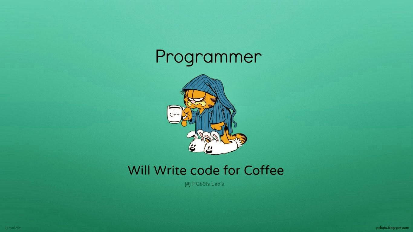 Funny Garfield Coding Quote