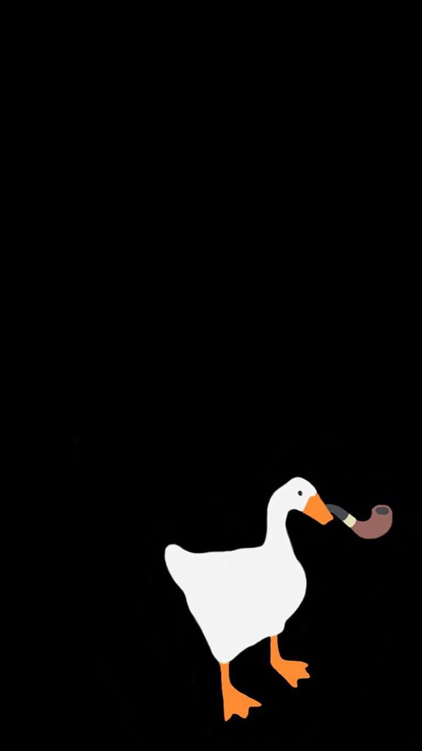 Funny Goose Smoking Cigar