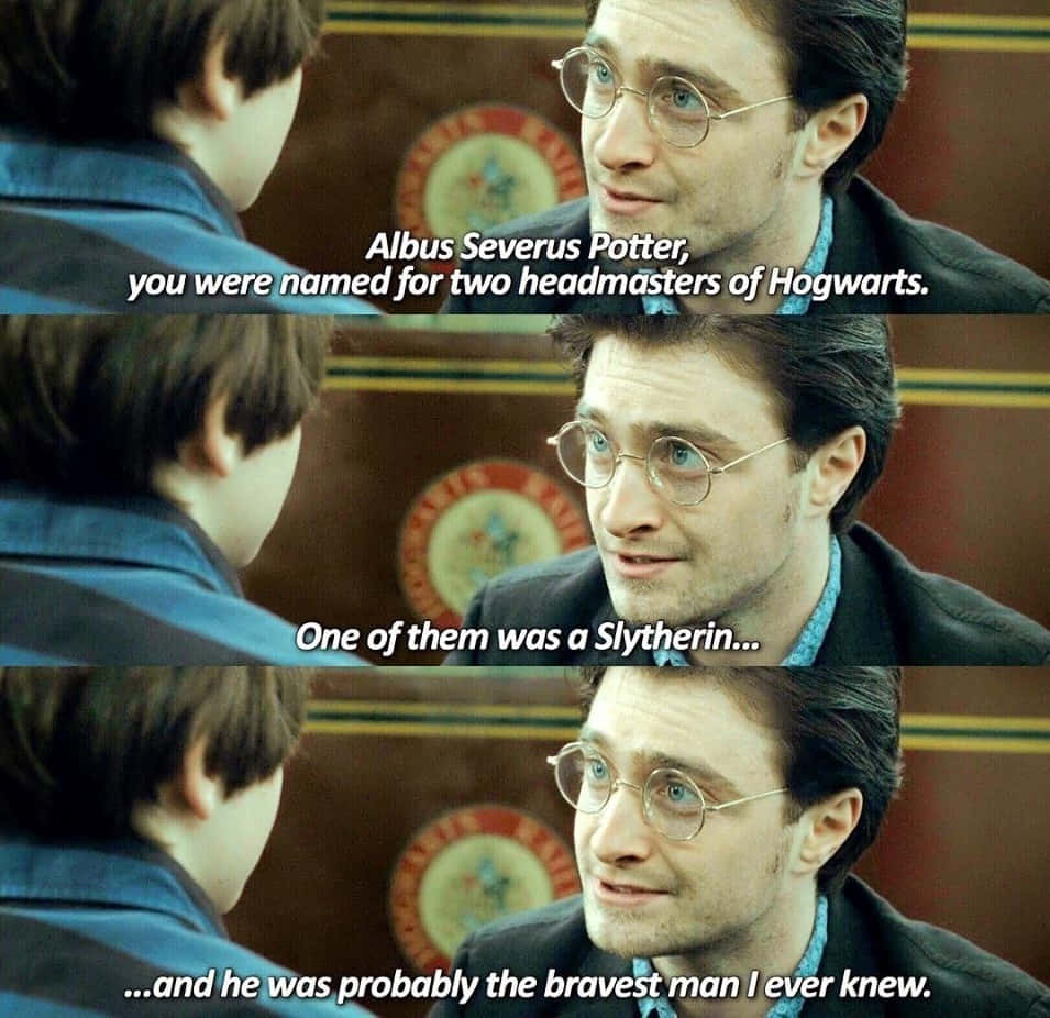 Funny Harry Potter Getting Ready To Cast A Spell Background