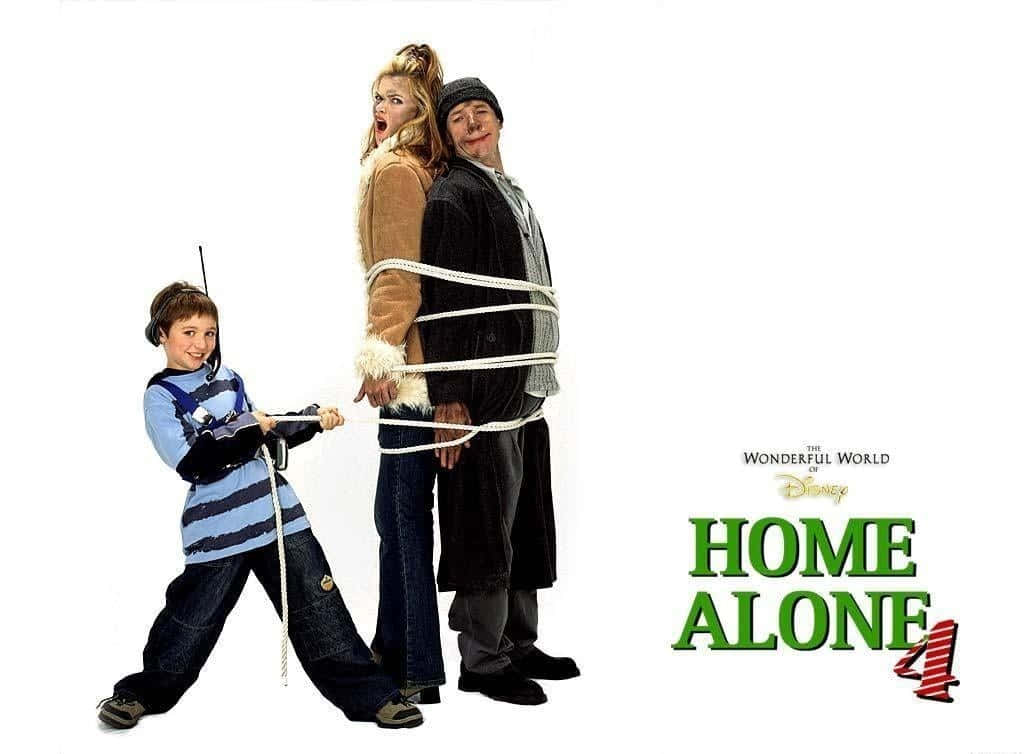 Funny Home Alone 4 Tied Up Villains Background