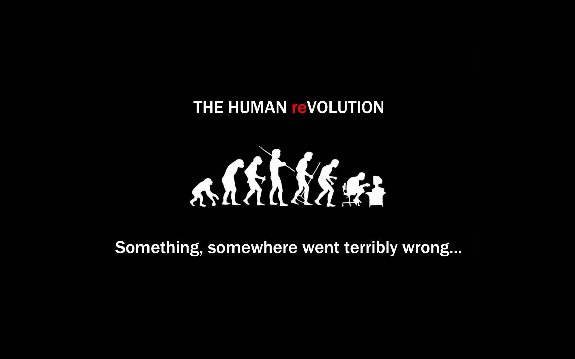 Funny Human Revolution Tumblr Desktop