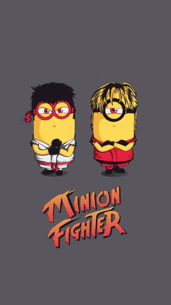 Funny Iphone Minions Background