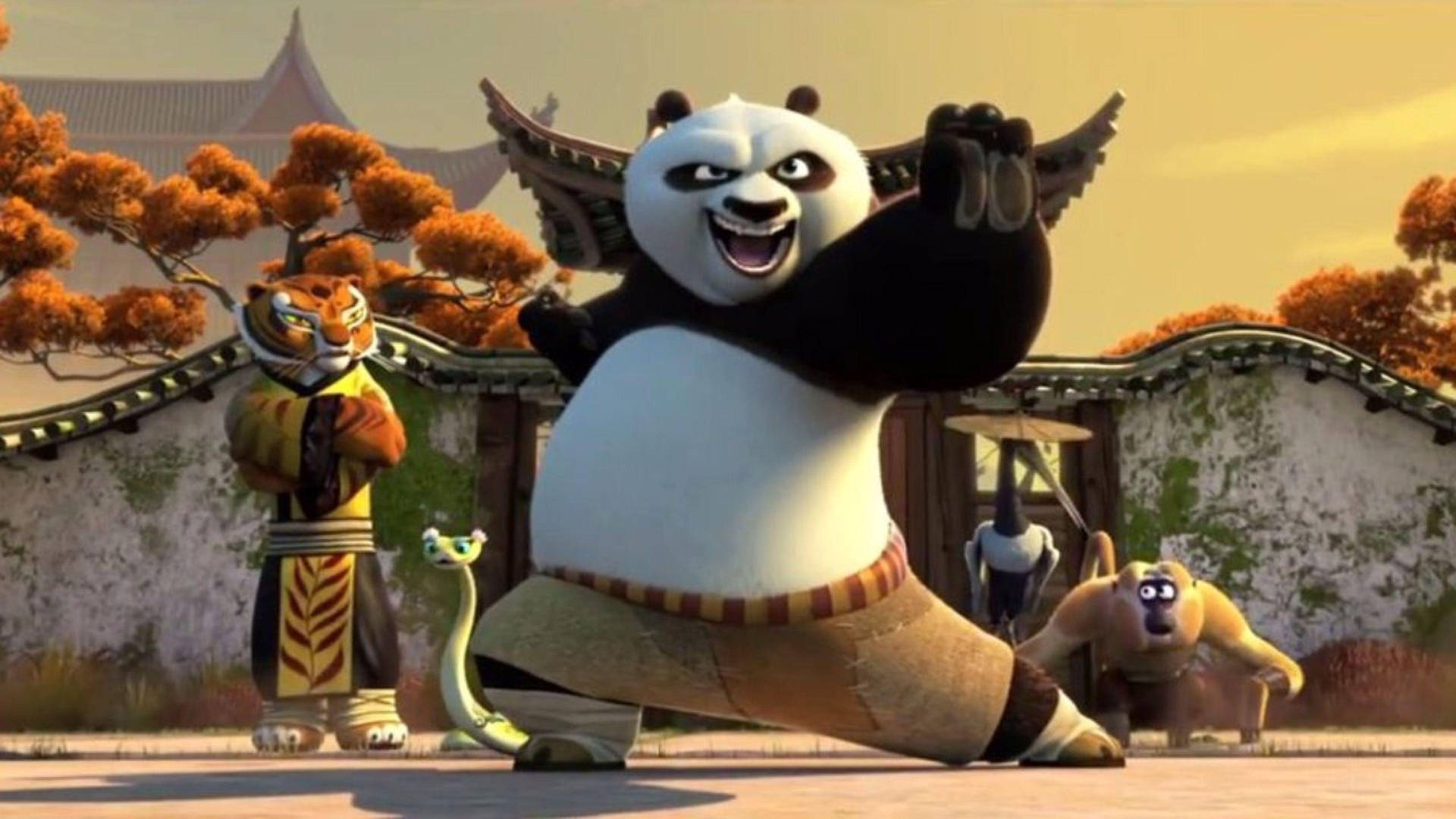 Funny Kung Fu Panda Ready For Action