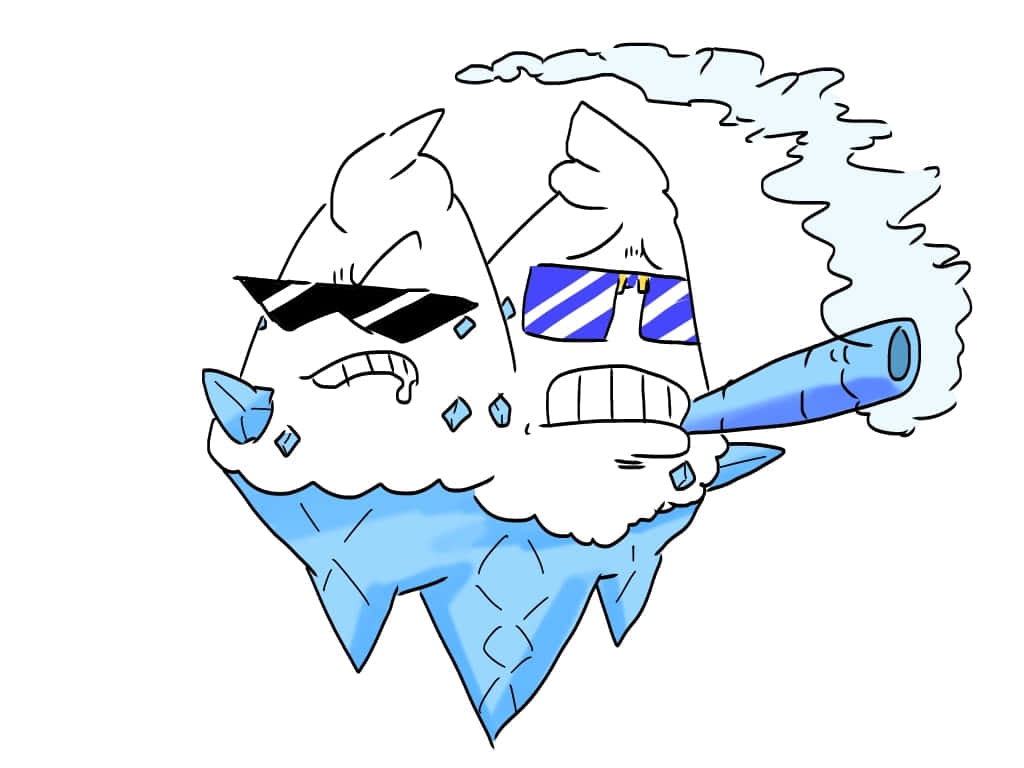 Funny Meme Vanilluxe Wearing Sunglasses Background