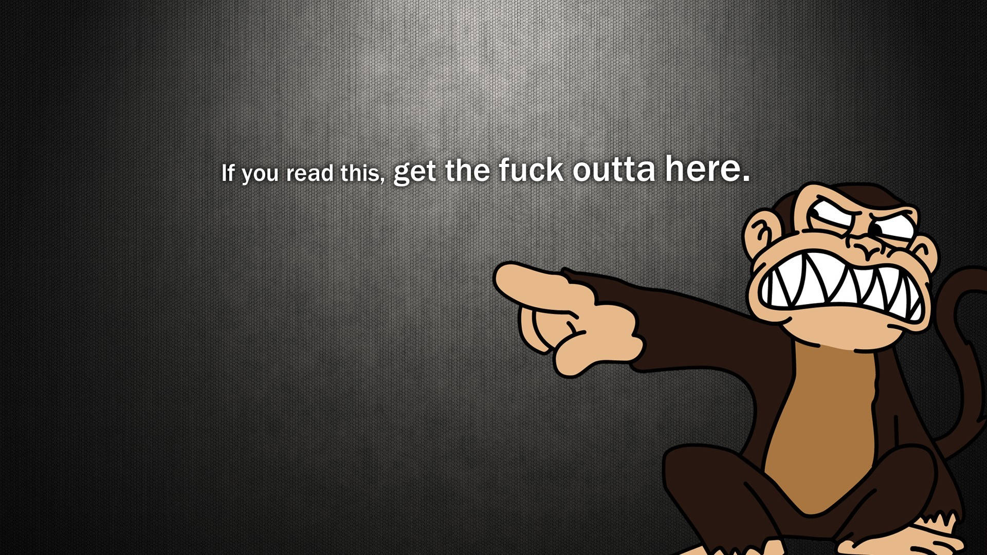 Funny Monkey Qoutes Background