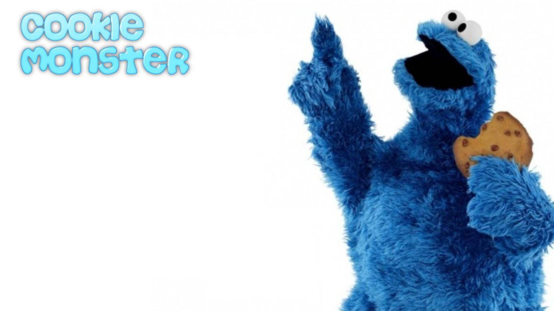 Funny Muppet Cookie Monster Background