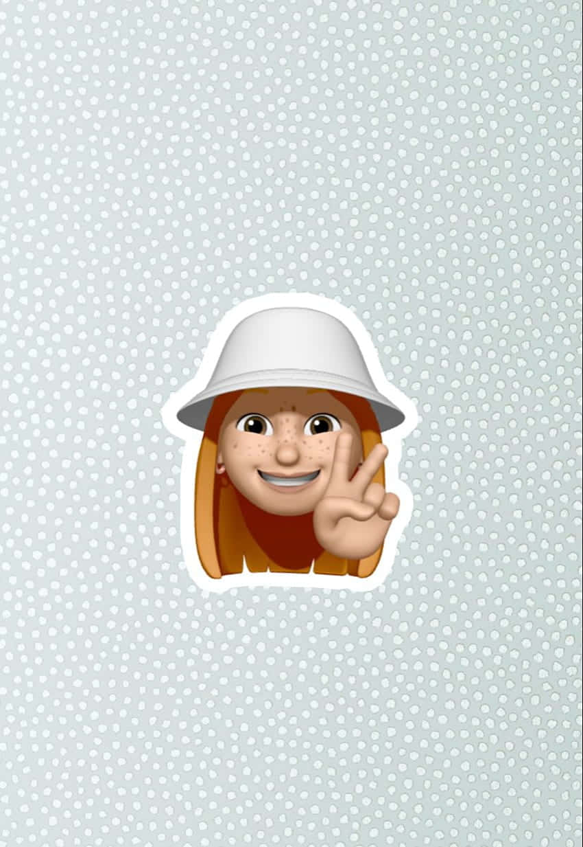 Funny Pfp For Tiktok Girl Emoji Background