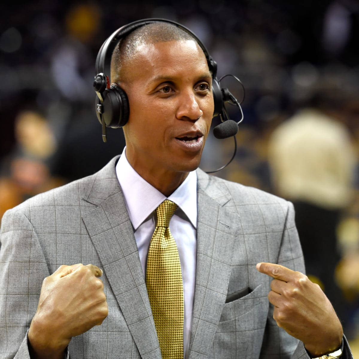 Funny Reggie Miller As A Coach Background