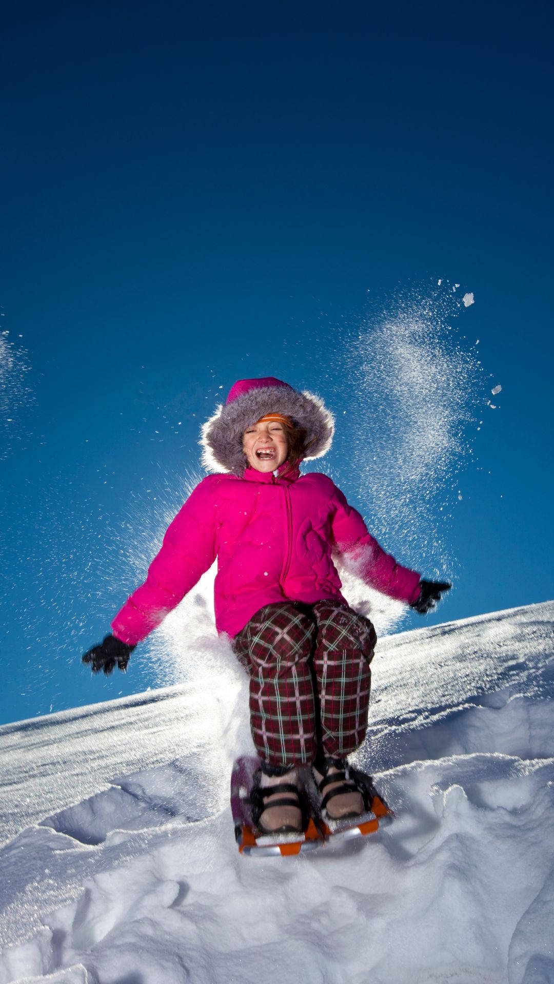 Funny Snowshoeing Photo