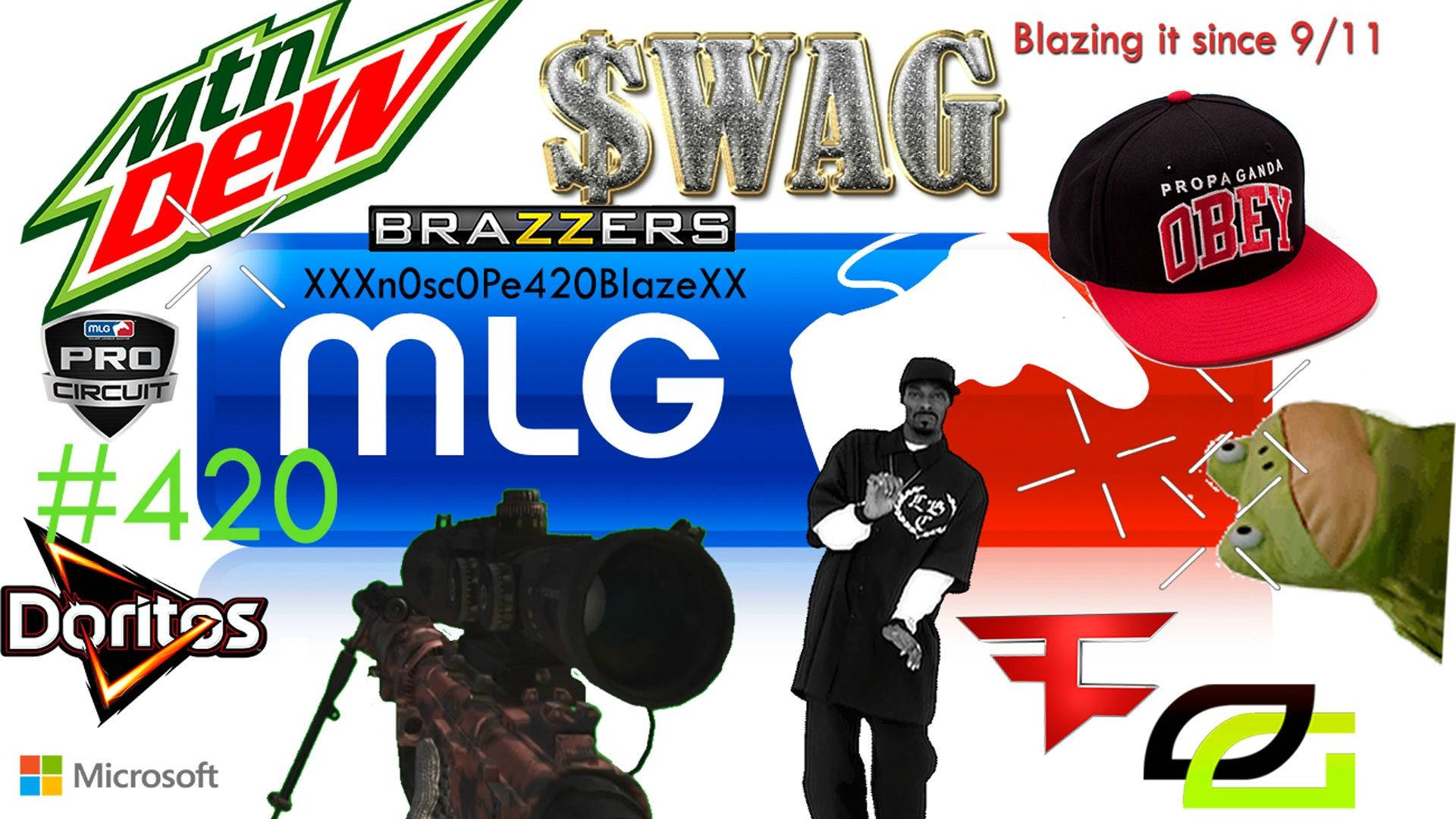 Funny Swag Mlg Background