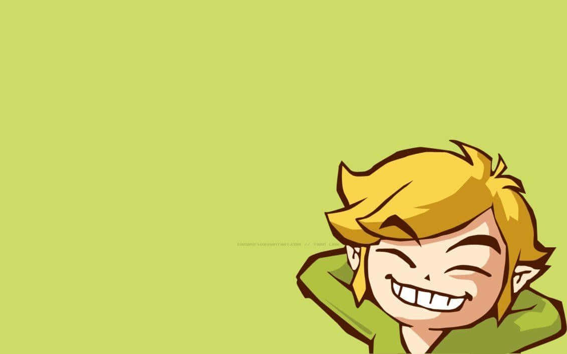 Funny Toon Link Background
