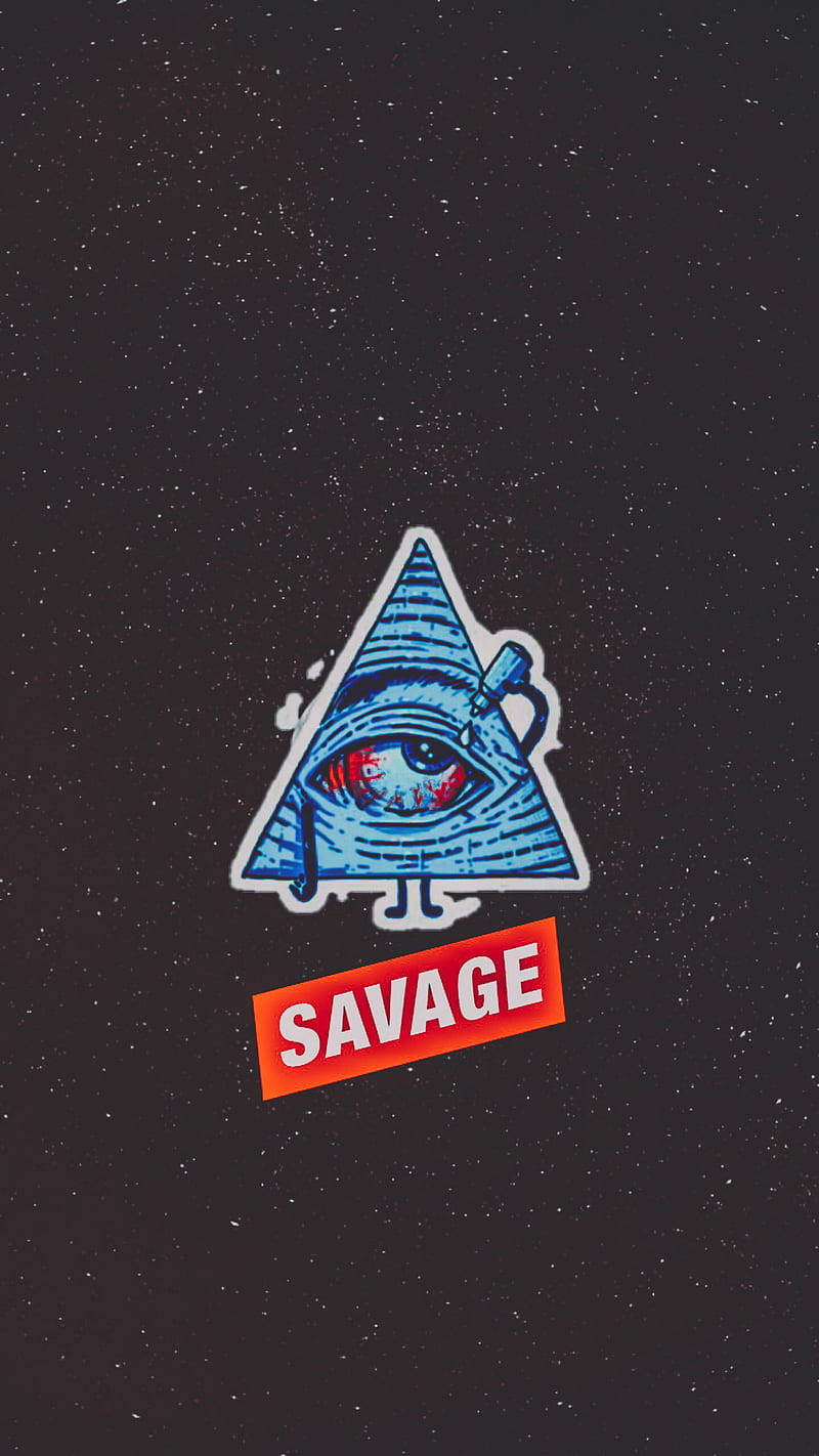 Funny Weed Savage Design Background