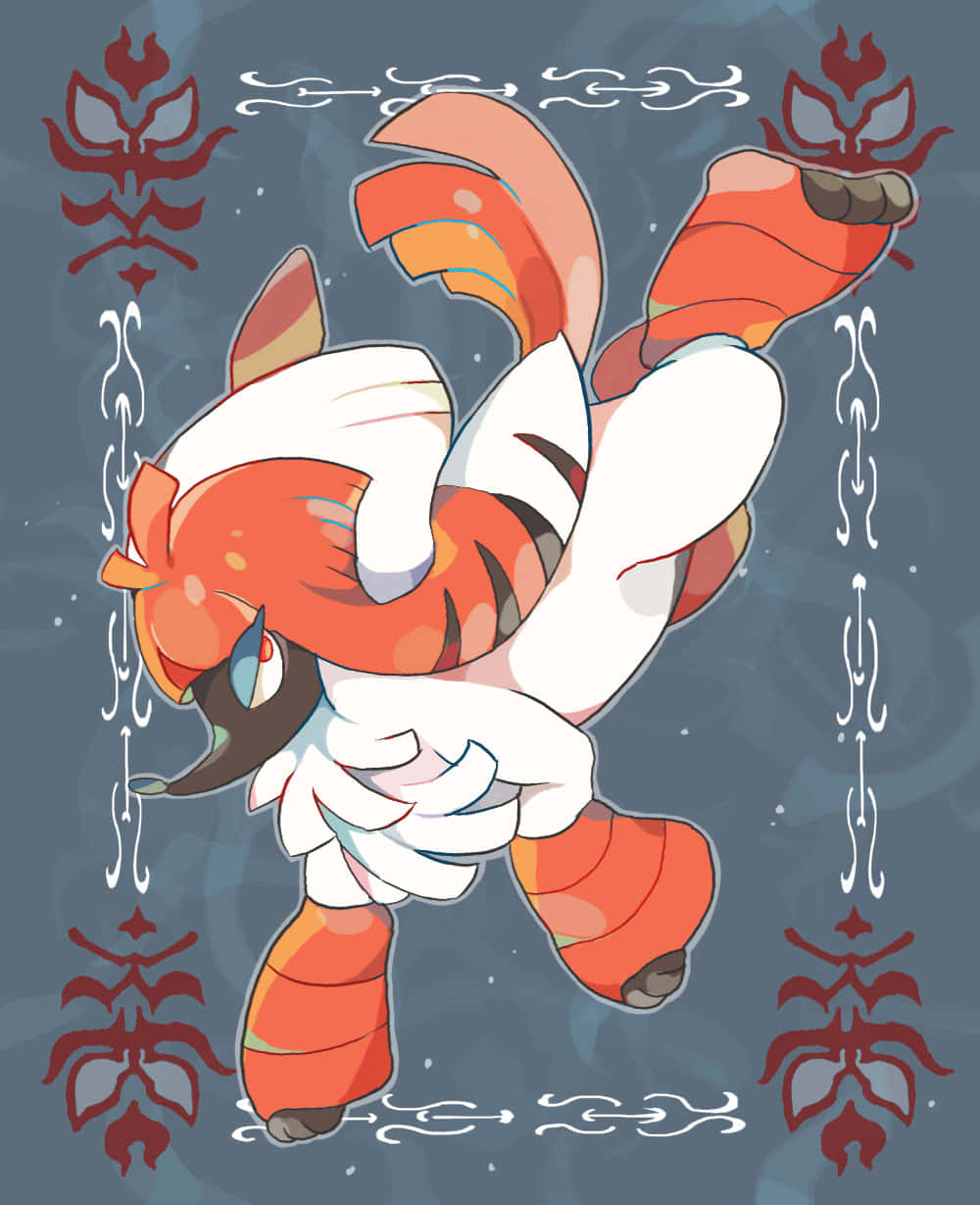 Furfrou Artistic Stylized Illustration Background