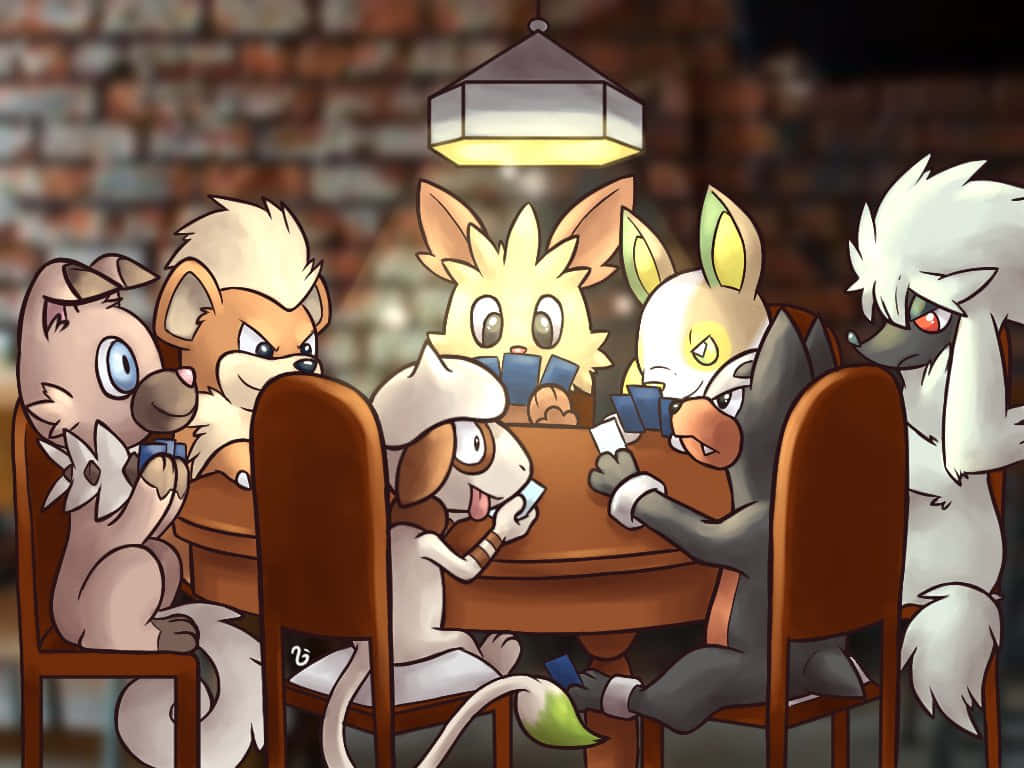 Furfrou_ Pokemon_ Card_ Game_ Illustration Background