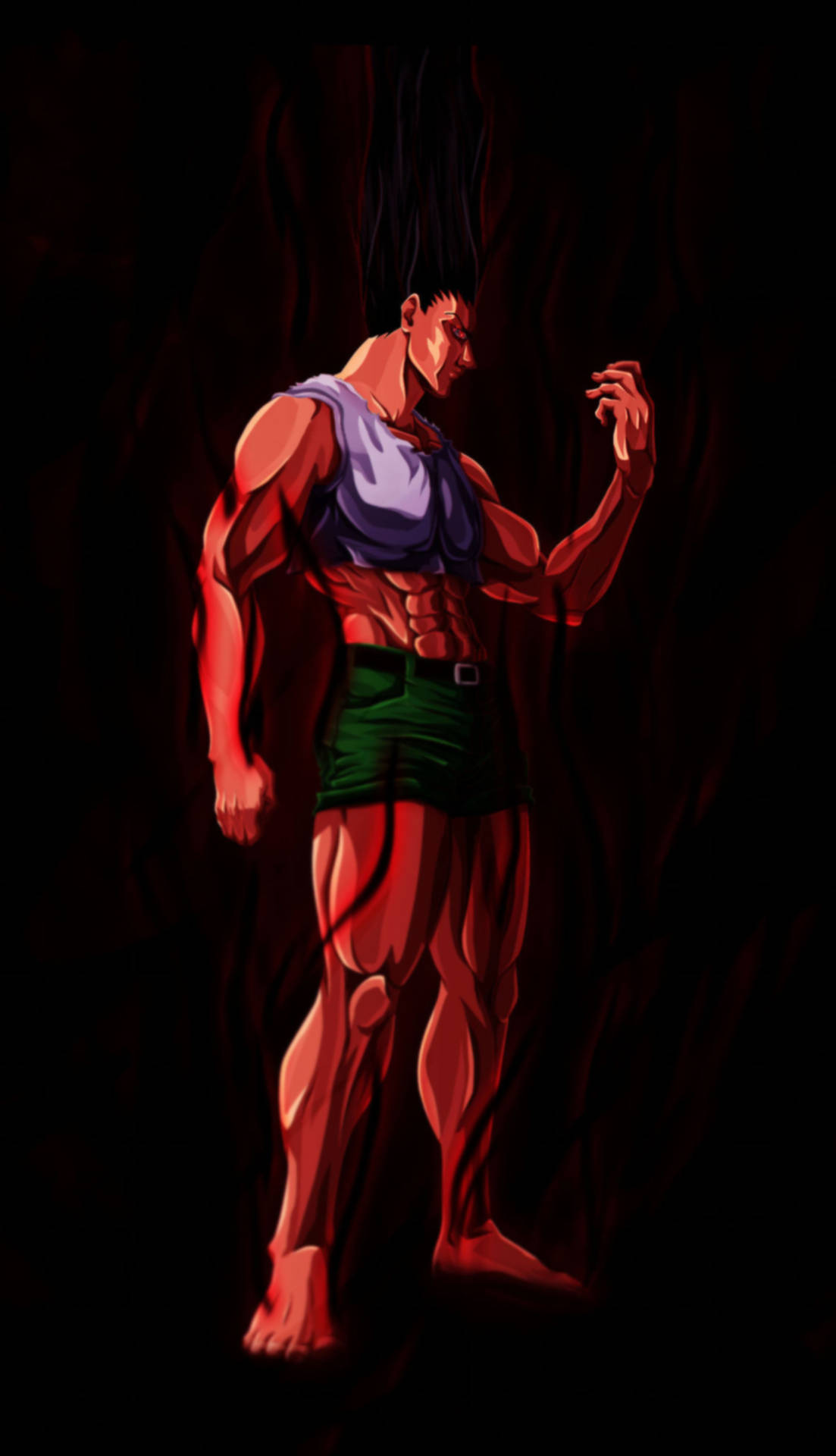 Furious Adult Gon Background