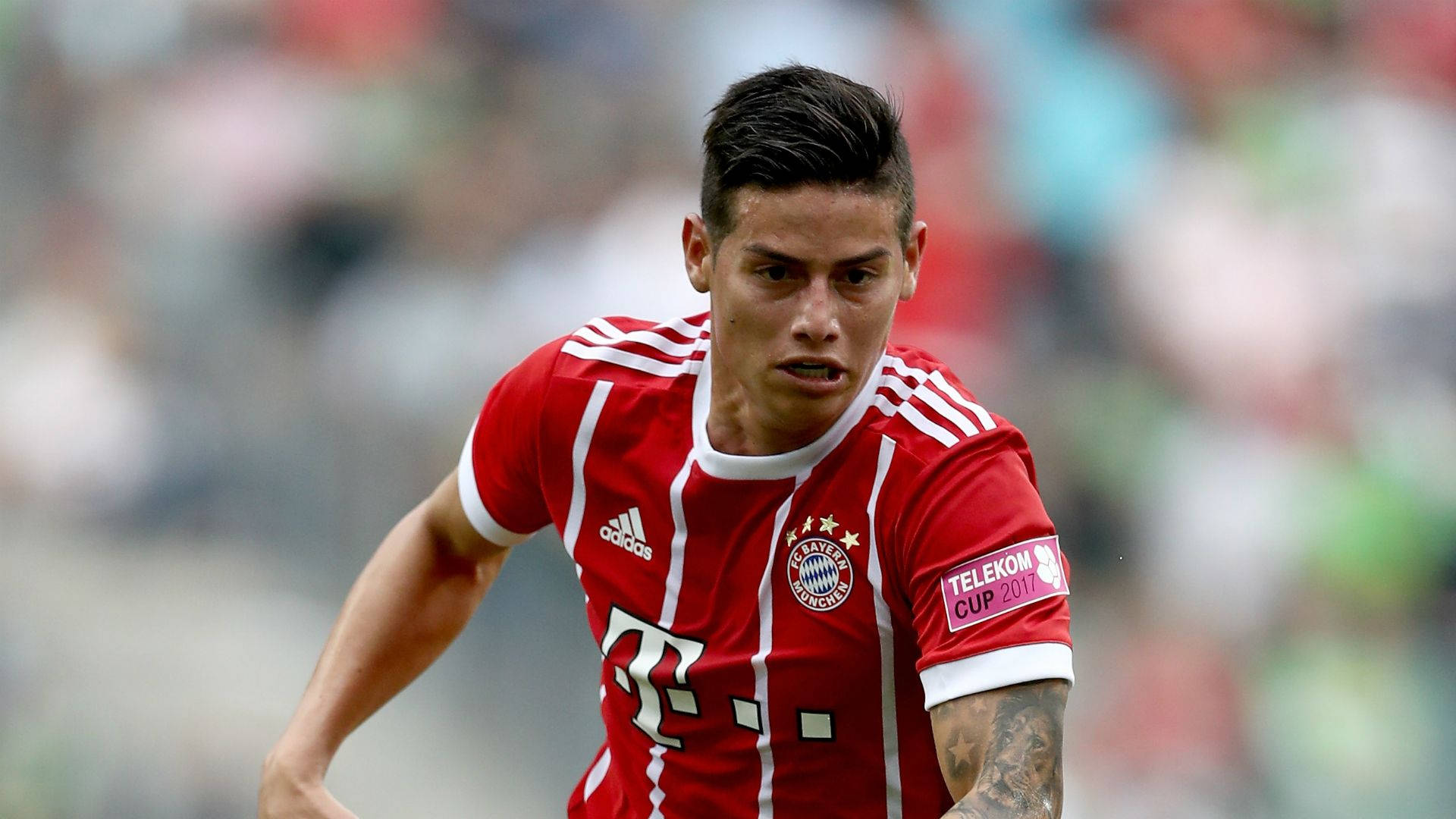 Furious James Rodriguez Expression Background