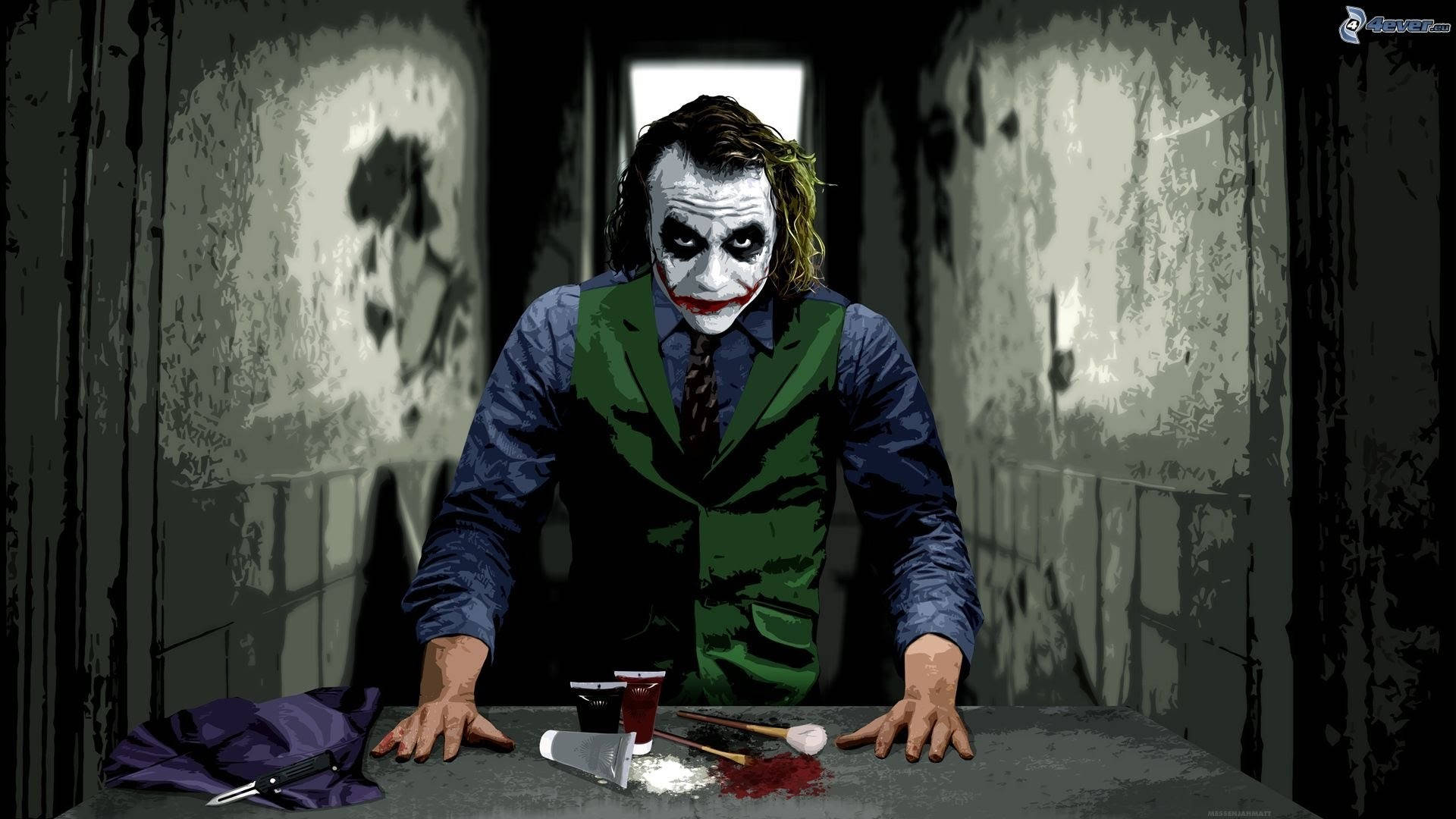 Furious Joker Desktop Background
