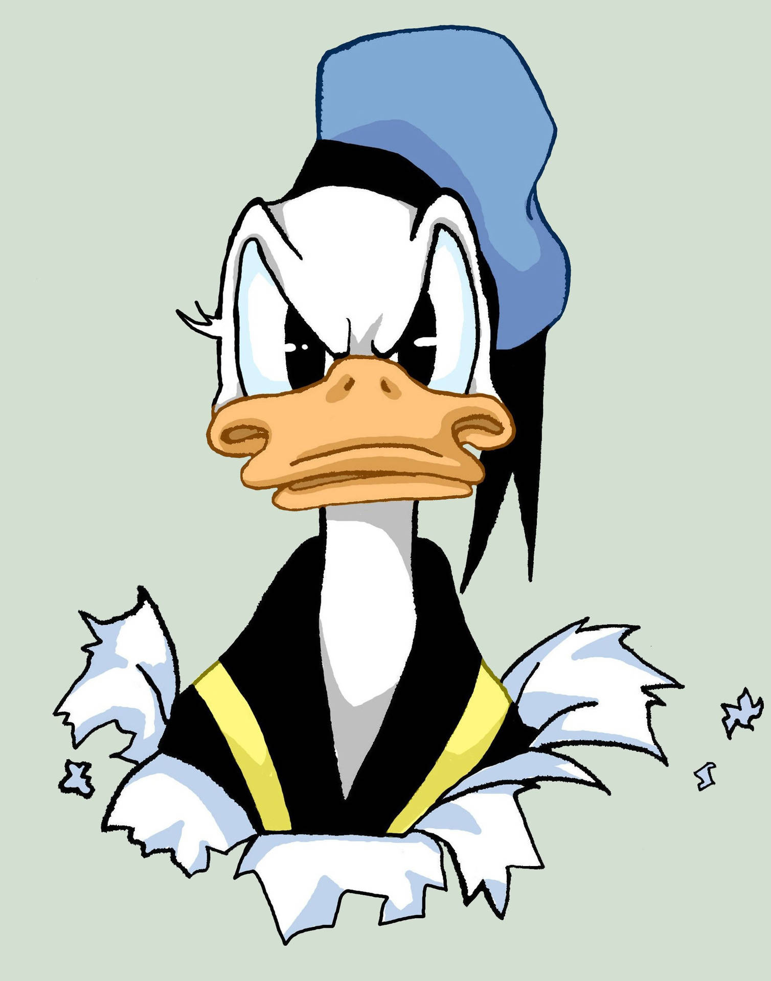Furious Sailor Donald Duck Background