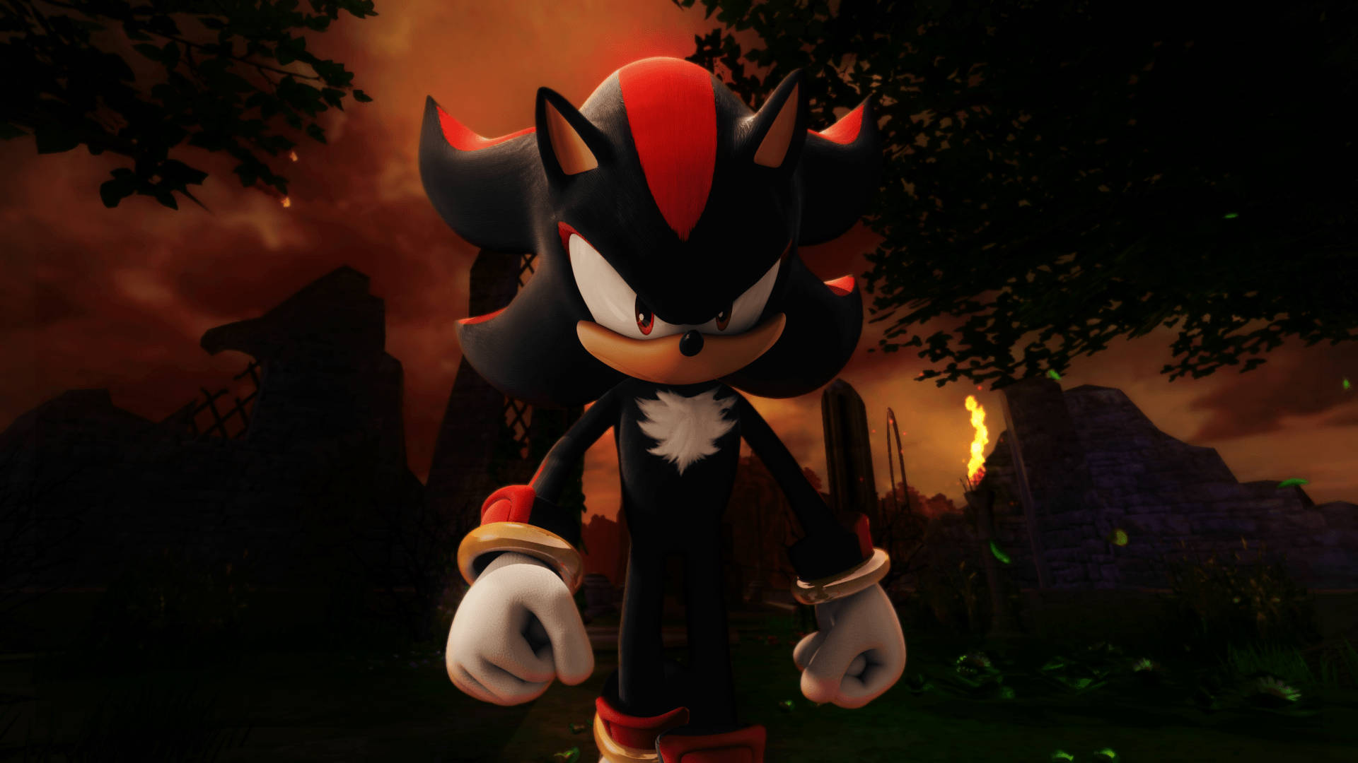 Furious Shadow The Hedgehog Pfp Sega Character Background