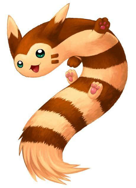 Furret With A White Backdrop Phone