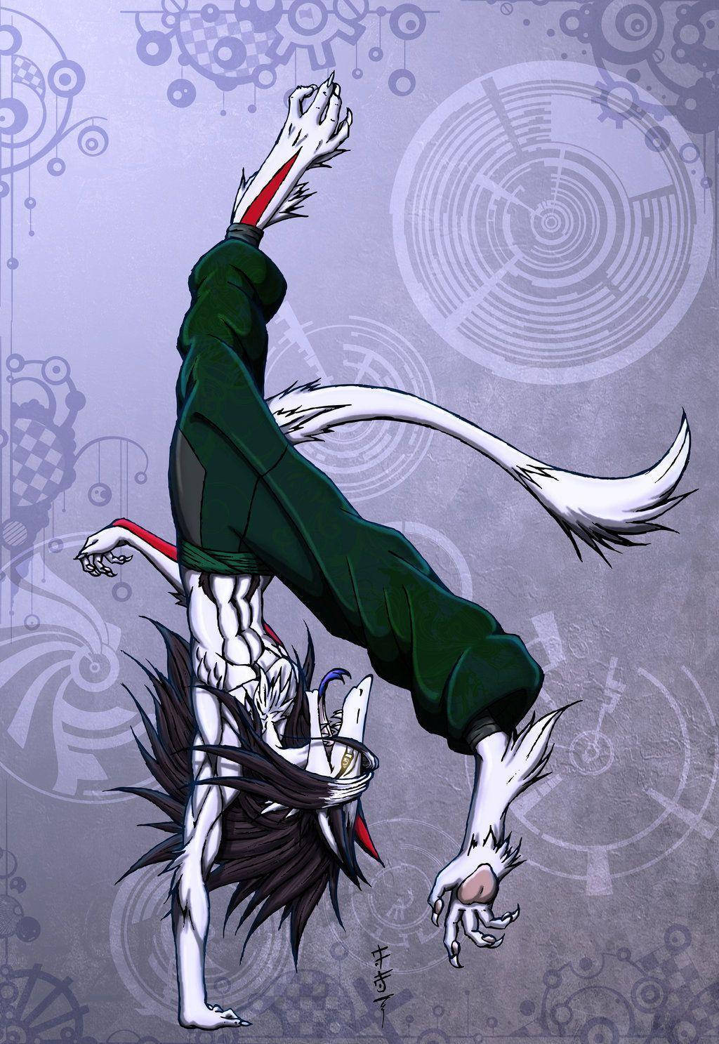 Furry Capoeira Fighter Background