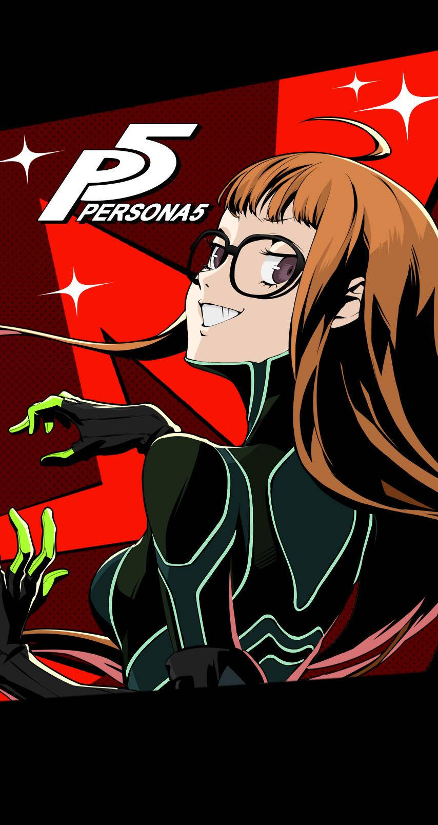 Futaba Sakura Persona 5 Phone Banner