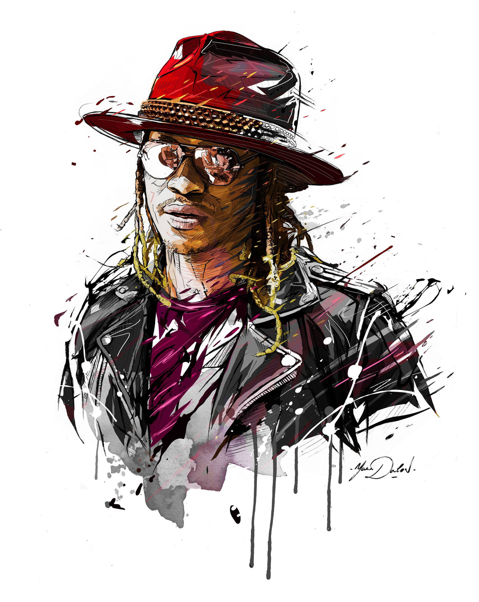 Future Rapper Colorful Art