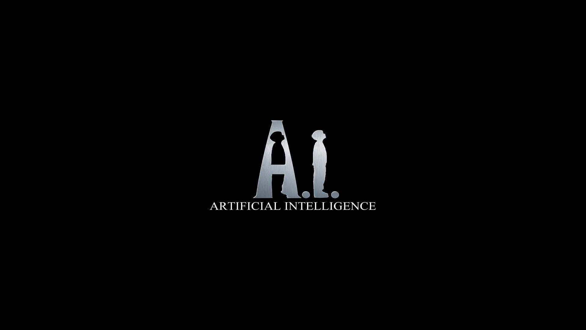 Futuristic Ai Brain In Cyberspace Background