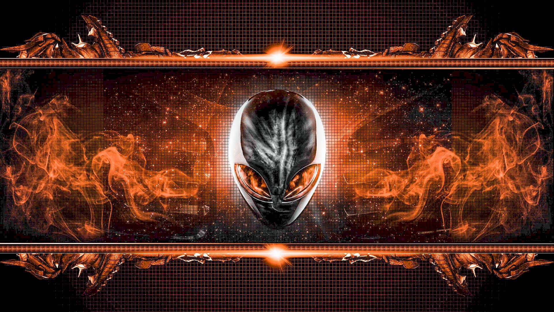Futuristic Alienware Gaming Experience Background