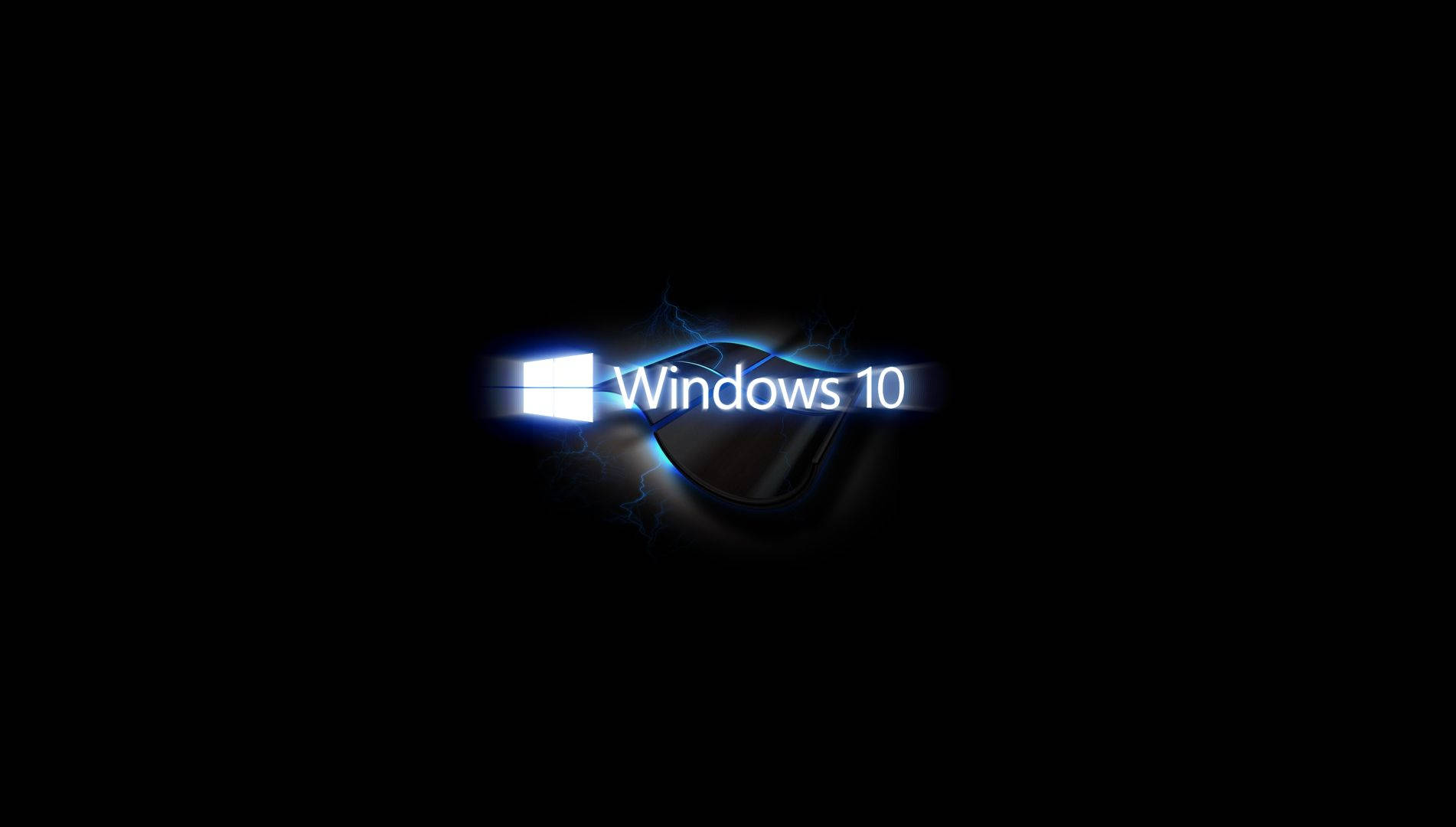 Futuristic Black Windows 10 Hd Background
