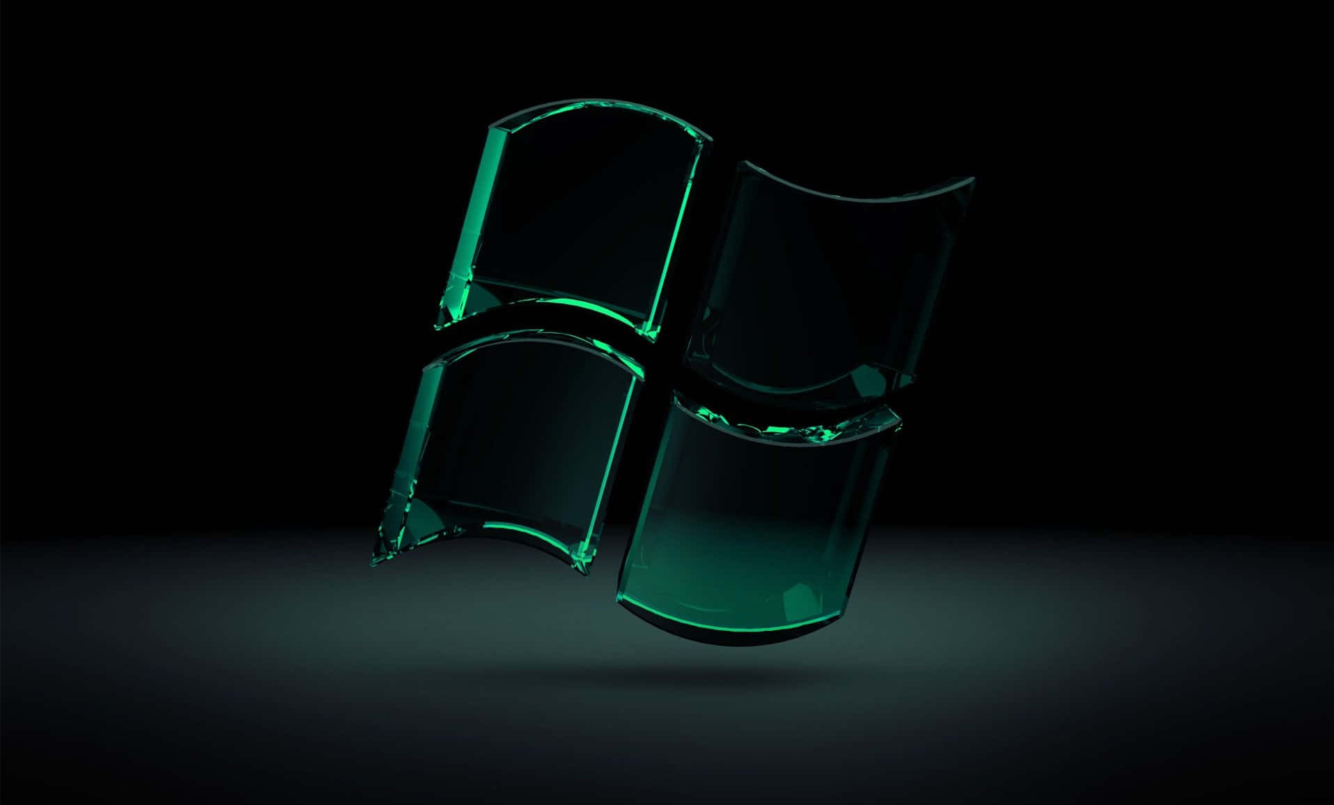 Futuristic Black Windows Background