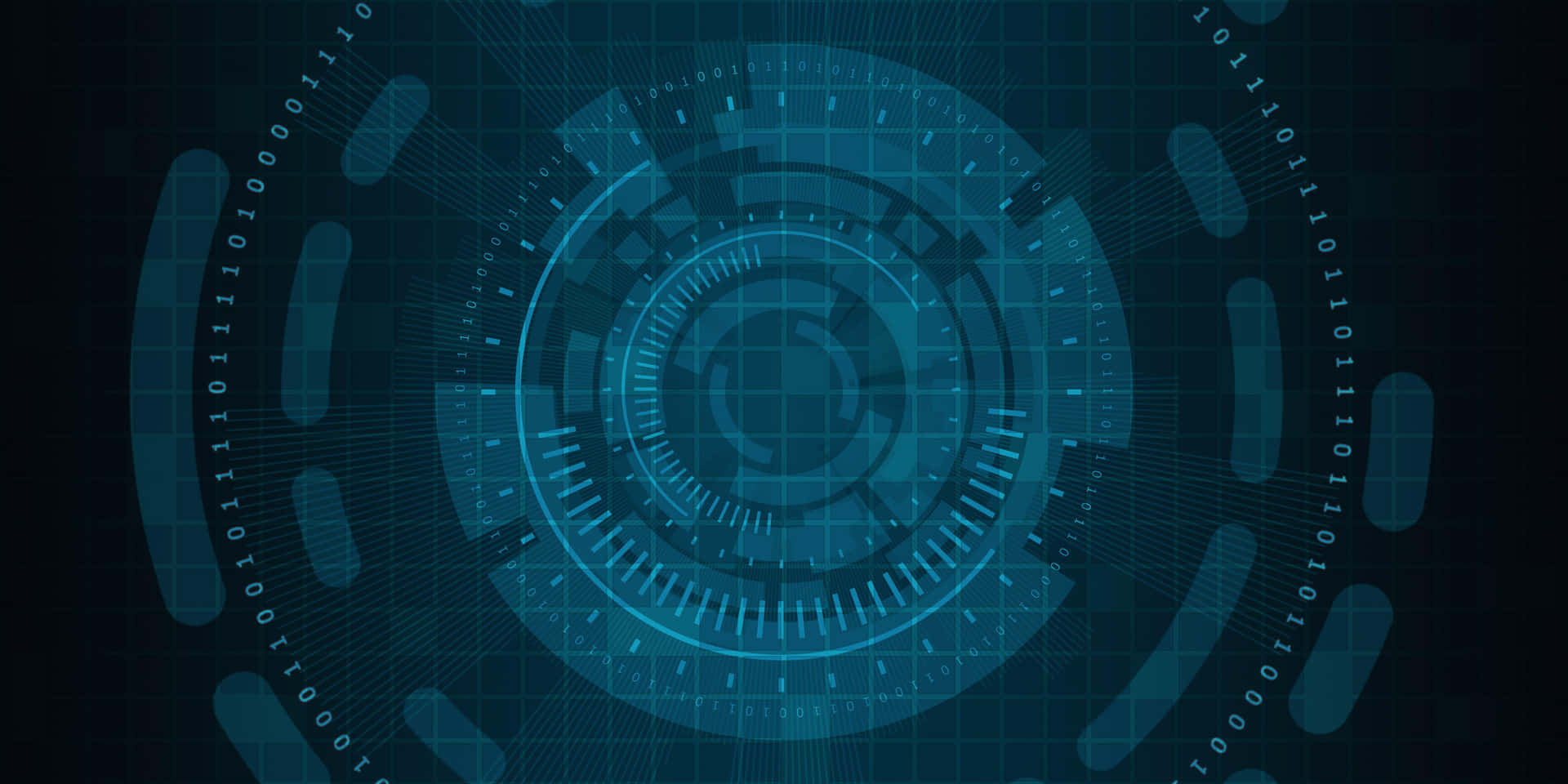 Futuristic Blue Cyber Technology Background Background