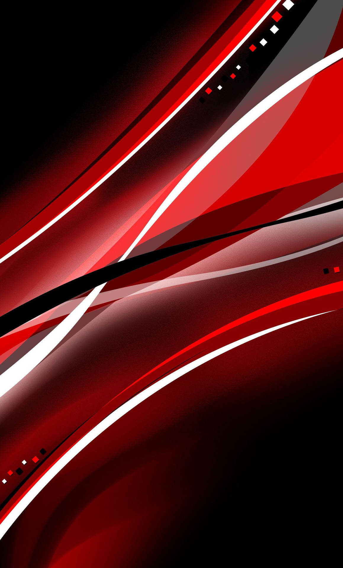 Futuristic Flow Red And Black Iphone Background