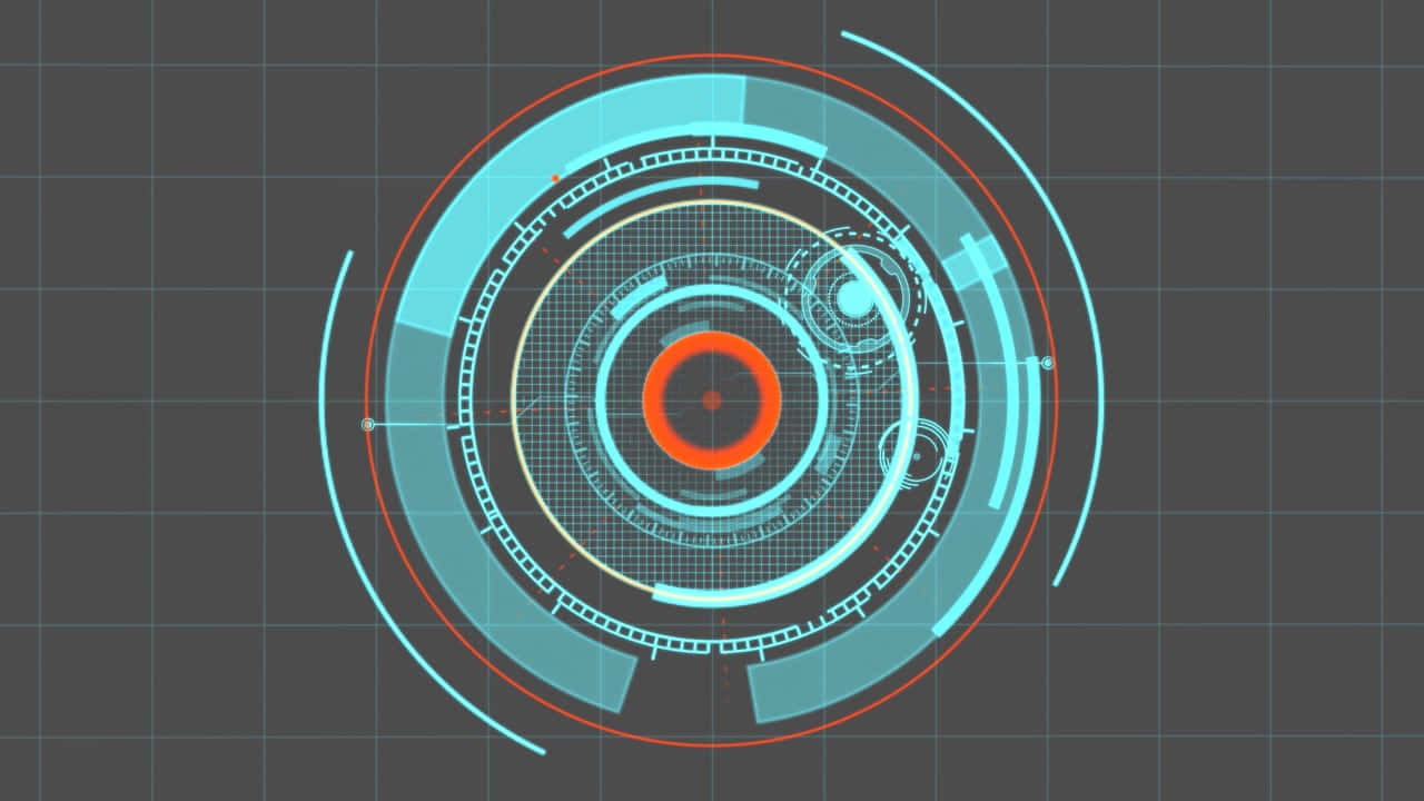 Futuristic H U D Interface Design Background