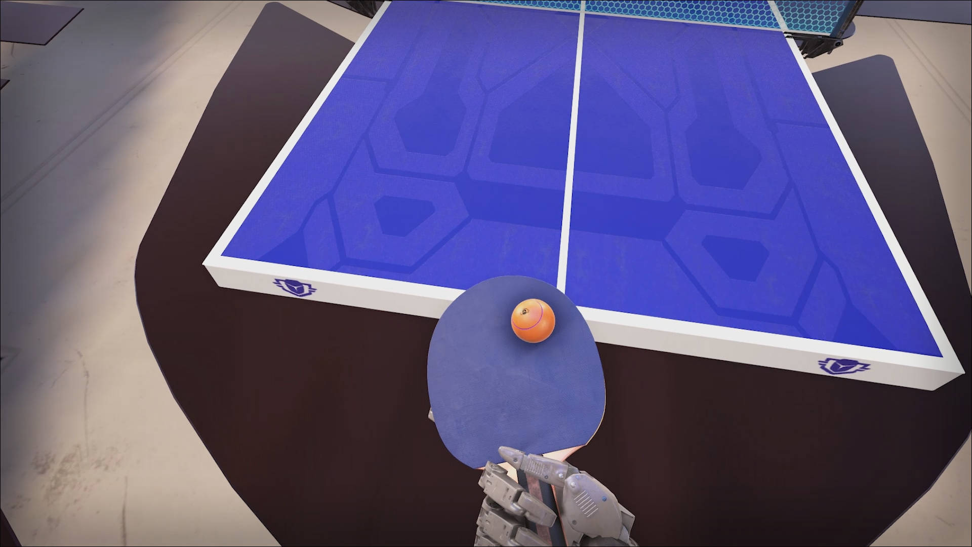 Futuristic Table Tennis Background
