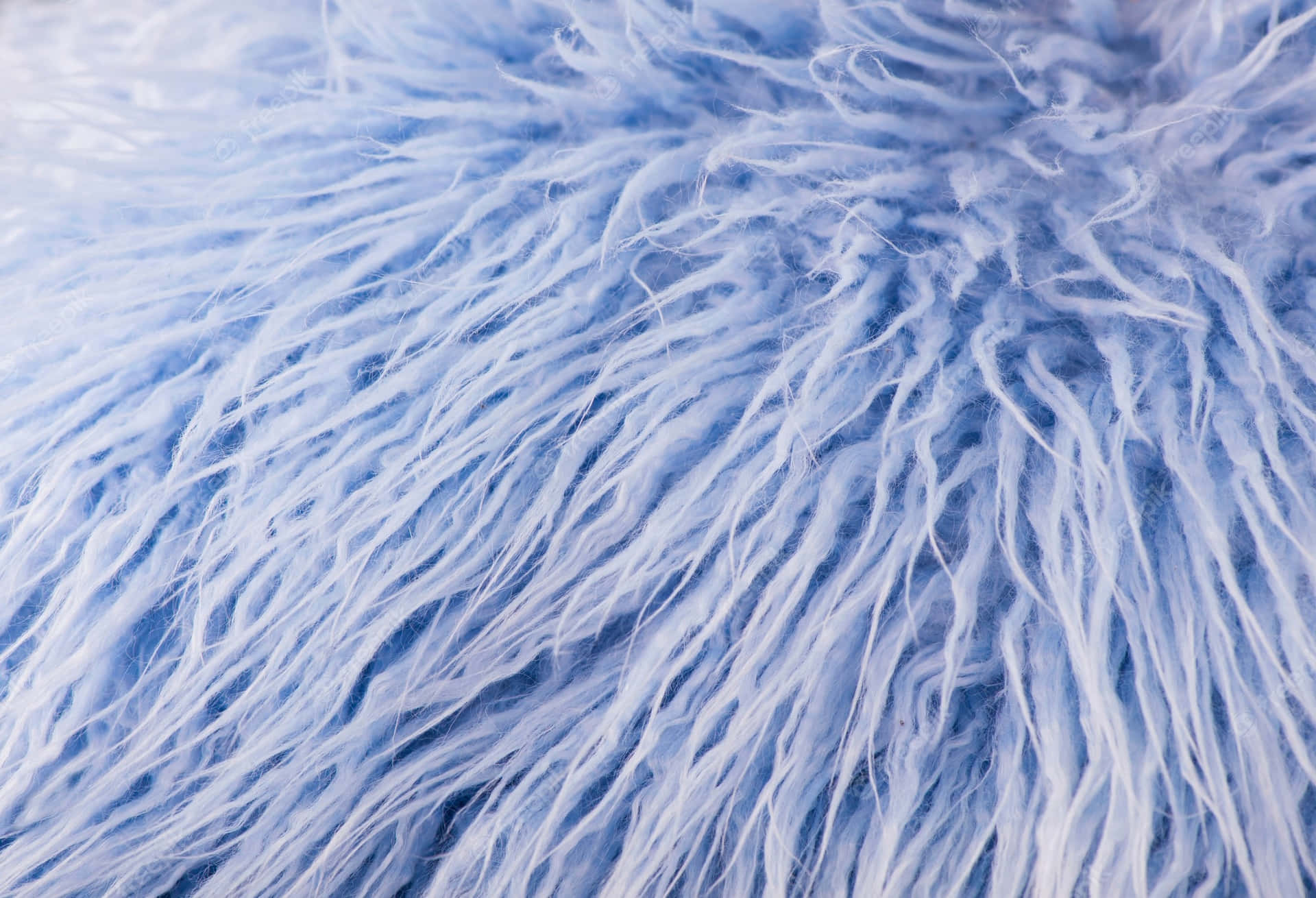 Fuzzy Blue Fabric Background