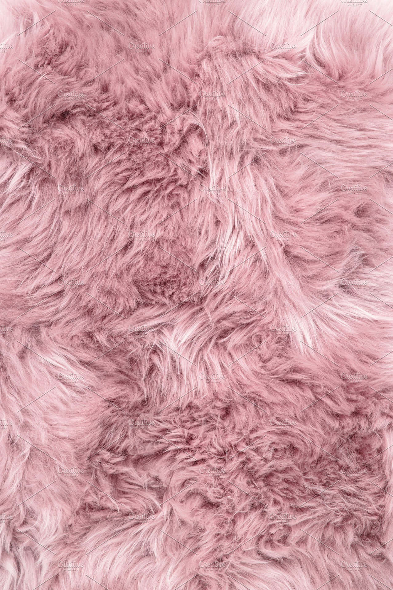 Fuzzy Light Pink Fur Background