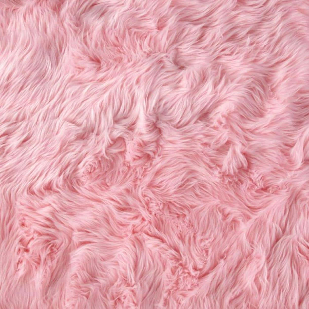 Fuzzy Pink Fur Coat Background