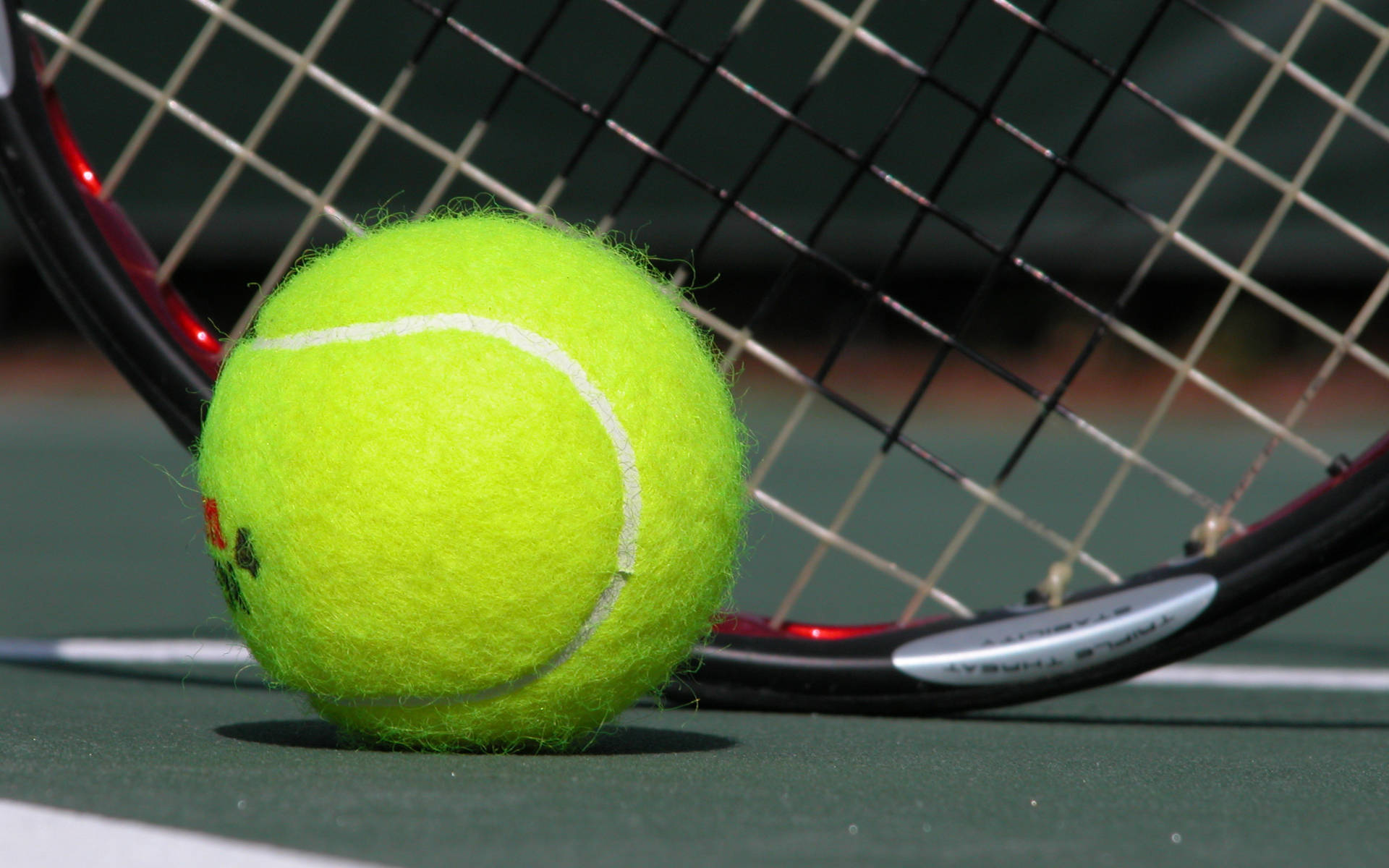 Fuzzy Tennis Ball Background