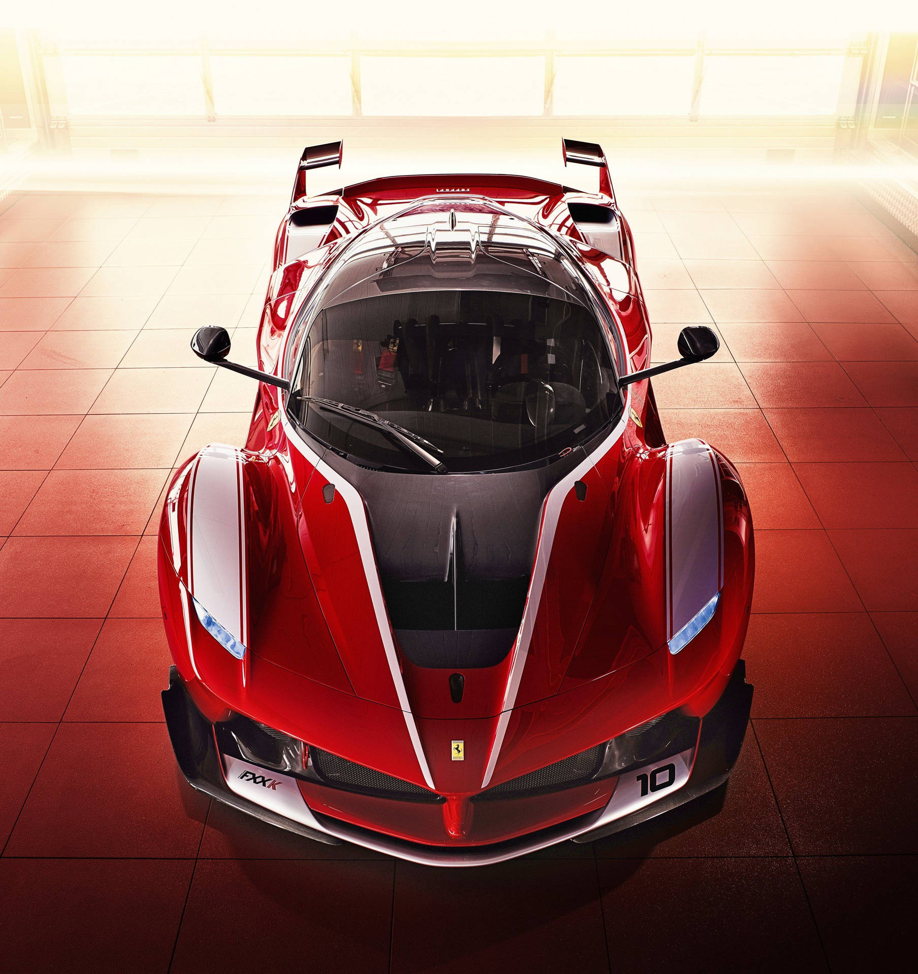 Fxx K Ferrari Phone Top View Shot Background