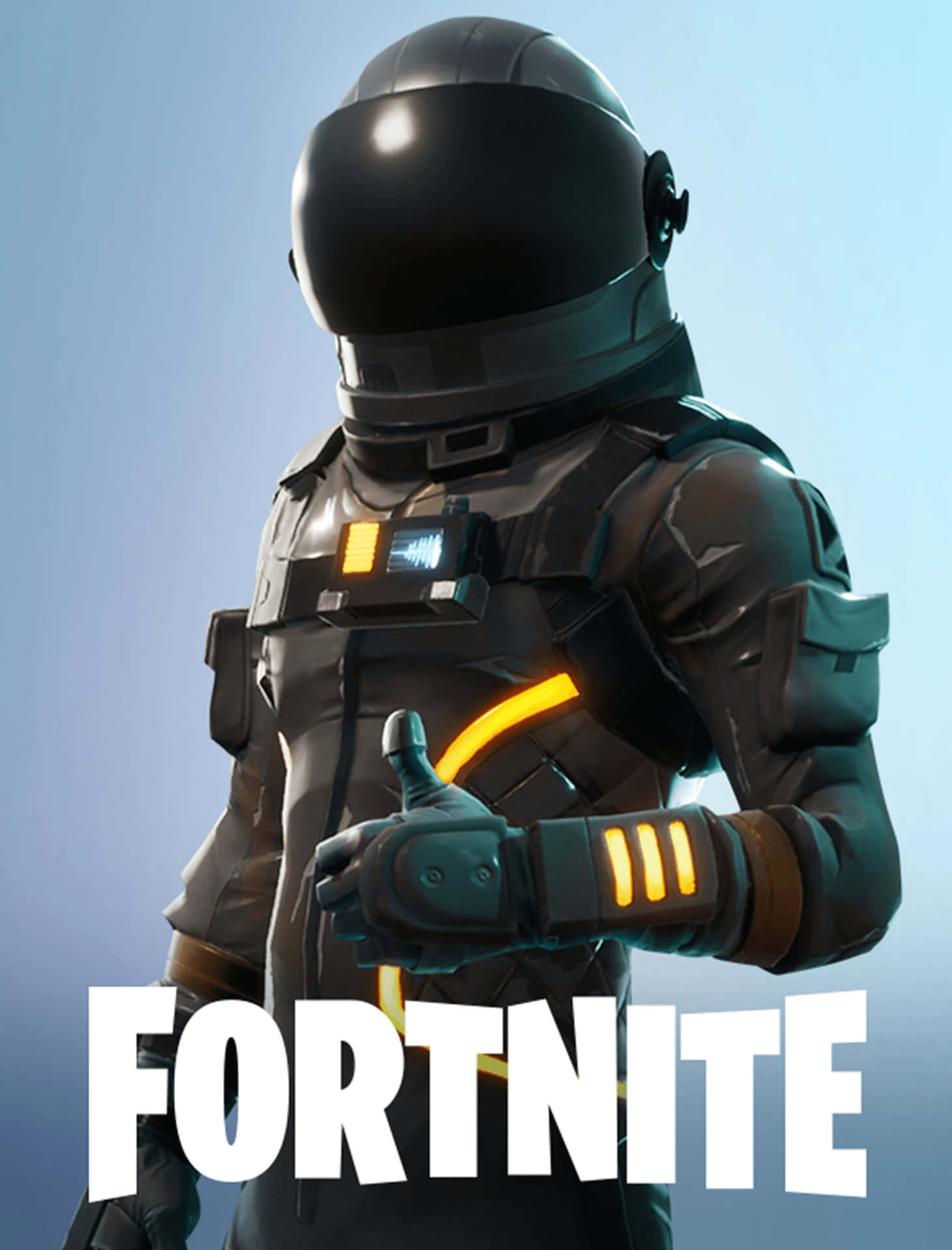 Fye No Skin Fortnite Character In Action Background