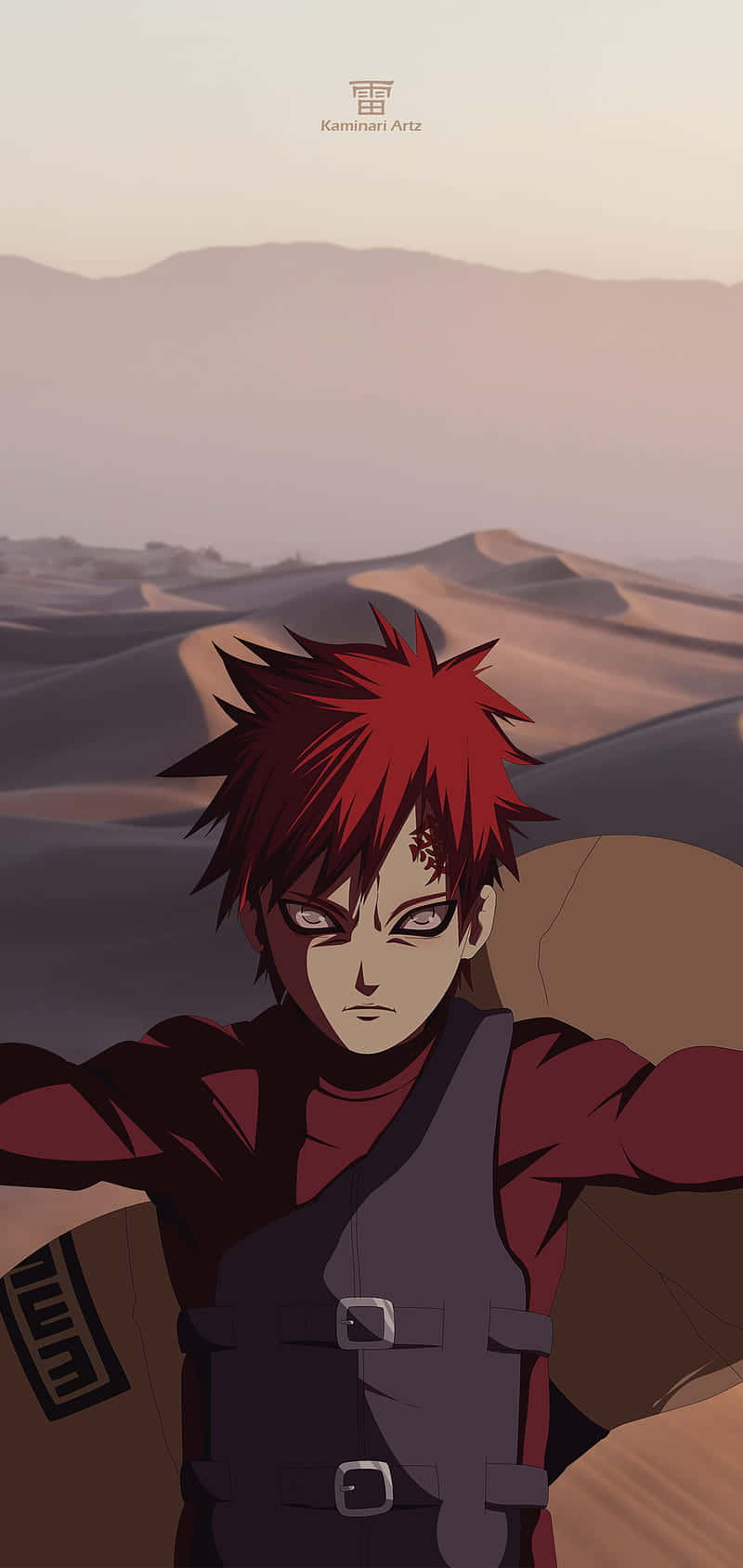 Gaara, A Loyal Character In The Beloved Anime Series, Naruto. Background