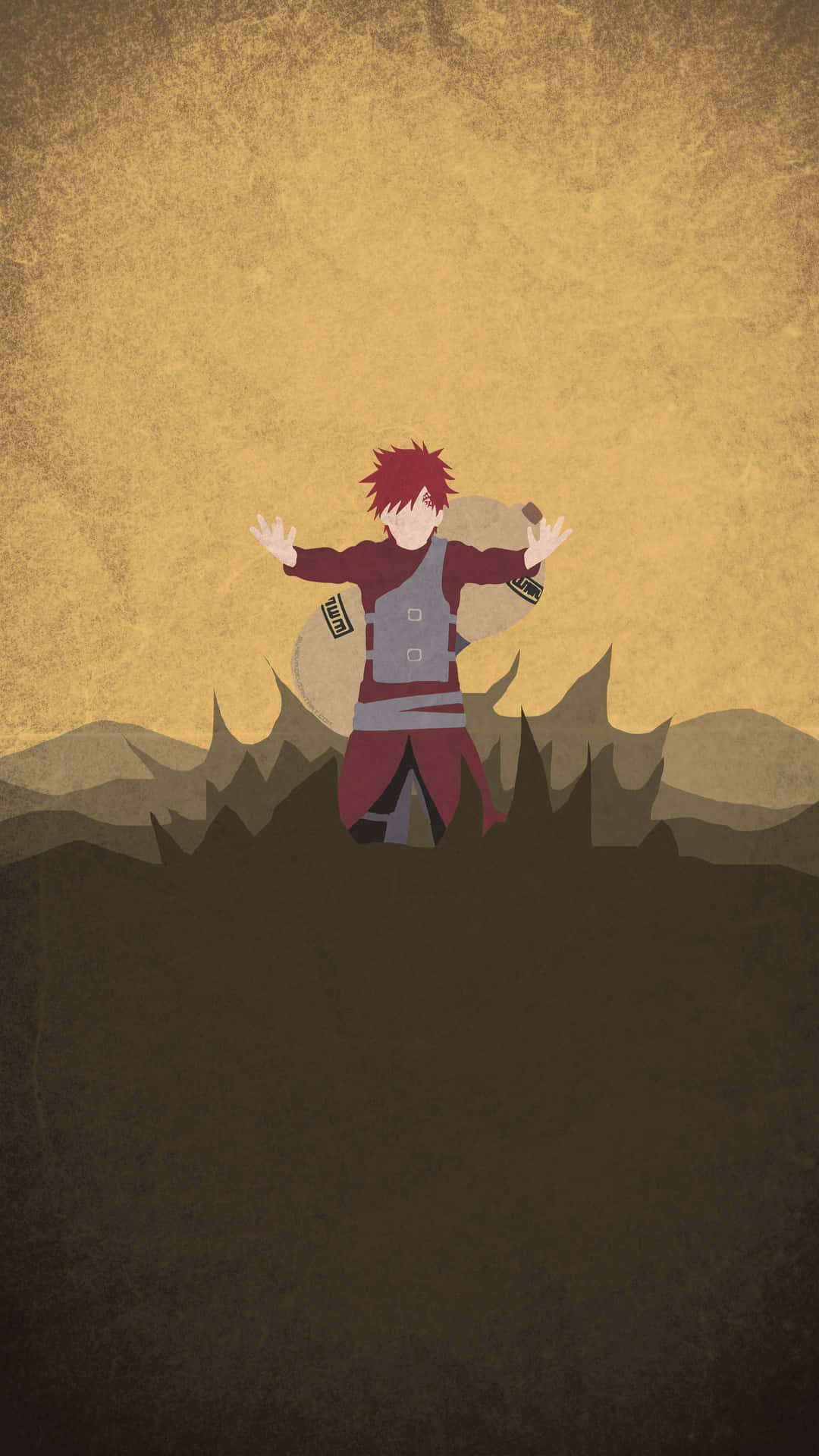 Gaara From Naruto Anime Background