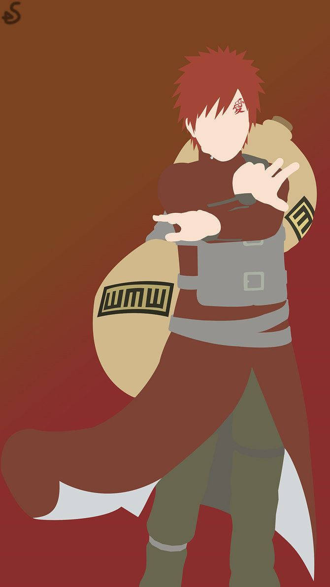 Gaara Iphone Fan Art Background