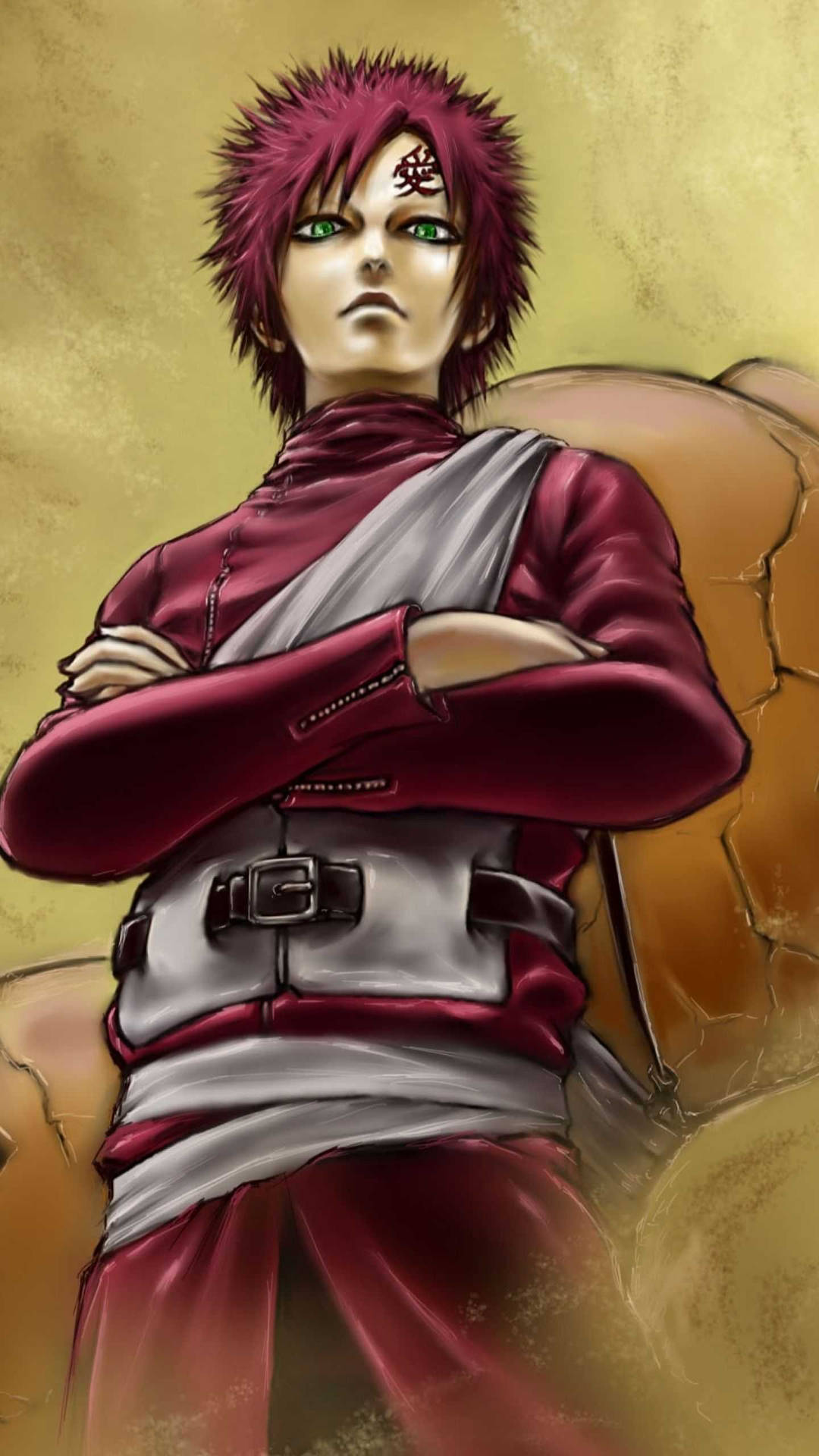 Gaara Iphone Imposing Background