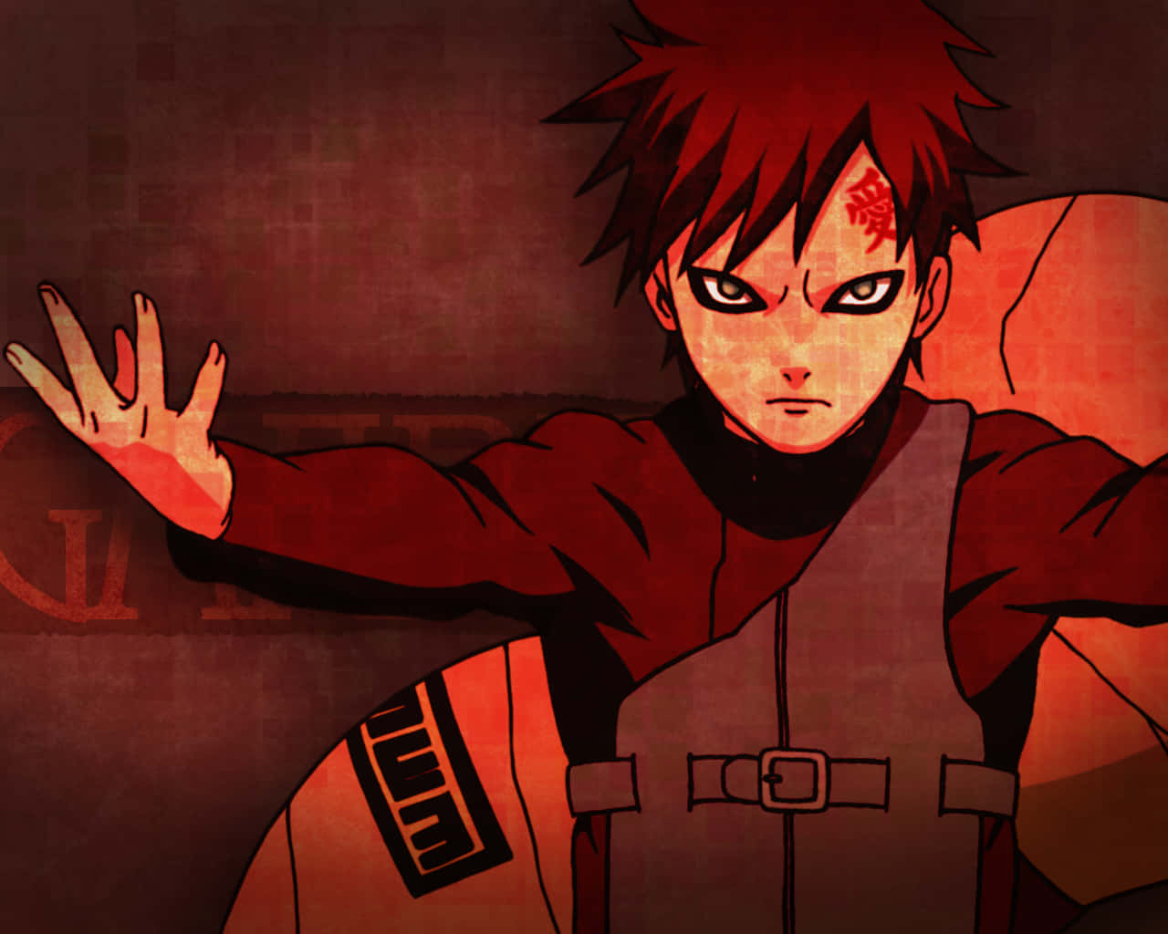 Gaara Summoning Art Naruto Anime Background