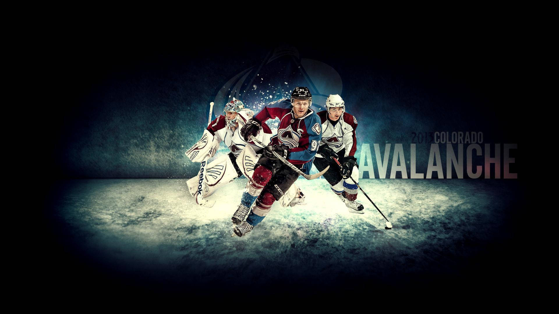 Gabriel Landeskog Colorado Avalanche Team Poster Background